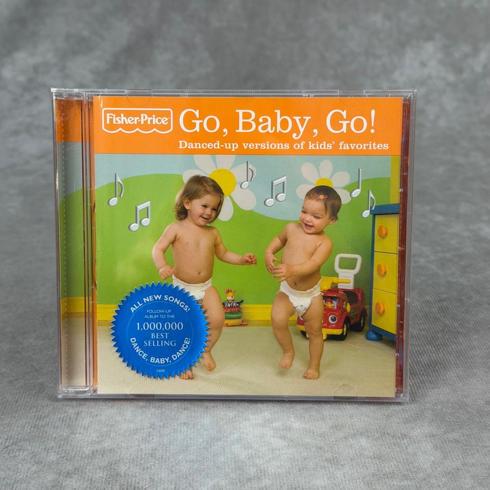 Fisher-Price Go Baby Go CD Danced-Up Kids Favorites 17 Songs 2010 Sealed